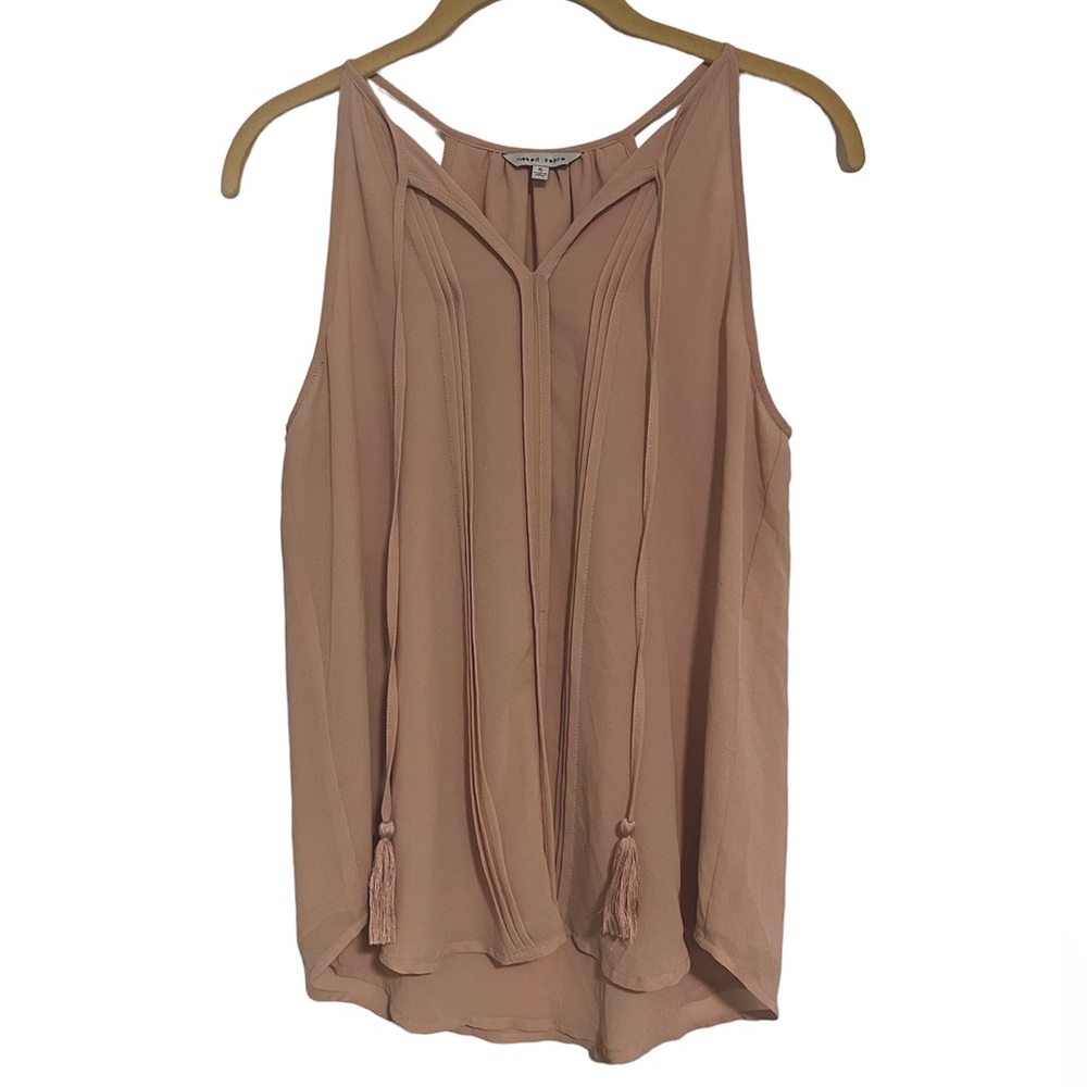 Blush/nude pink top - size small